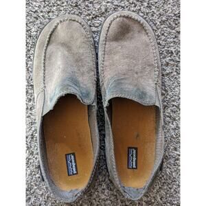 Patagonia Maui Smooth Shoes Men's Size 13 Retro Khaki Lightweight Loafers